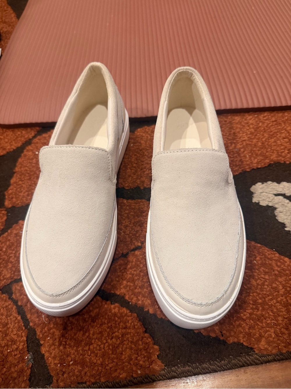 UGG Women's Slip-On Suede Sneakers in Light Beige
